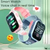 Assistir 4G Kids Smart Watch GPS com ROM 8 GB Video Chamada Telefone Android Watch Call Back Monitor Support Download App Children SmartWatch