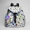 Moda de moda Backpack Backpack Backpachas femininas para meninas adolescentes Bagpack holográfico feminino bao escolar bolsa sac234y