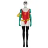 Robin Cosplay Costume Female Sexy SwimeWear Cloak Outfits Manlig rollspel Jumpsuit Cloak Mask Halloween Carnival Disguise