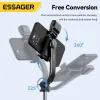 Sticks Essager Wireless Bluetooth Selfie Stick Tripé portátil dobrável com lâmpada de telefonia leve para Android iPhone