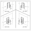 Anti-Theft Door Lock AFS Entry Door Handle And Panel Door Lock Heaven And Earth Lock Anti-Lock Panel