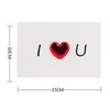 Wenskaarten Valentijnsdag cadeaubonnen bruiloft uitnodigingen jubileum voor haar liefdesdagbericht Diy Card Leather Love ansichtkaart