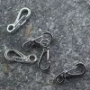 10pcs mini llavero con llavero al aire libre de primavera de primavera gancho de aluminio tallas de colgar linteras de la mochila