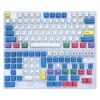 Accessoires GMK Chalk KeyCaps, 141 toetsen PBT KeyCaps Cherry Profile Dyesub Personaliseerde GMK KeyCaps voor mechanisch toetsenbord