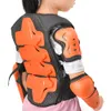 Motocross Body Protector for Kids, Bike Skating Sport Armor, Knee and Elbow Guard, tuta per la sicurezza della motocicletta per 4-15 anni