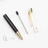 Sale à la vente Hot Promotional Ball Pen avec Liquid Creative DIY Floater Pen Colorful Ballpoint Pen Support OEM Logo