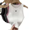 luxury 5A Womens celie T Shirts Sleeveless Woman designer Vests Summer Tanks Tees Vest Short Shirt Ice Silk Tops