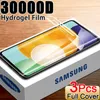 3PCS pour S22 Ultra Full Cover Screen Protector pour Samsung Galaxy S21ULTRA A51 A72 A52 S A12 A32 S10 S20FE Plus 5G Hydrogel Film