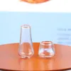 1:12 Dollhouse Mini Glasflasche Wasser Tasse Vase winziges Jar -Fläschchen Küchenmöbel Accessoires für Doll House Decor Spielzeug Geschenk