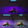 Aluminum Alloy Aquarium Light For Aquatic Plant Flexible Head LED Lighting Aquarium 100V~240V Ultra thin For Fish Tank