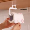 Support de papier toilette réglable auto-adhésif porte-rouleau de toilette wc wc serviette en papier rack en plastique pour rangement de tissus de salle de bain