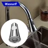 Wasourlf Kitchen Pull ut sprayer G1/2 Sink Mixer Tap Fittings Del Switch Shower Head Faucet Aerator Accessories Chrome Plated