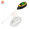 4 in 1 bodemwater vocht pH meter temperatuur vochtigheid Zonlicht PH Test tuin Planten Bloemen Moist tester Thermometer