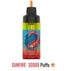 Słowa Sunfire Sunfire Stars 20000+ 28000 20000 18000 Puffs 0/6/10/20/50 mg Pod dużym dymem olej 30 ml 600 mAh E Vapes Vapes Cewka do dyspozycji 18K 20K 22K bar Vaper