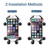 Support de téléphone Univerrola pour le guidon MotorcycleBike Secteur X-Clip GPS Mount Bracket, réglable, s'adapte à l'iPhone 11/11 Pro