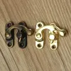 10PCS Small Antique Metal Lock Decorative Hasps Hook Gift Wooden Jewelry Box Padlock With Screws For Furniture Hardware