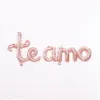 1set 16inch te amo Spaans I Love You Letter Foil Ballonnen voor Valentijnsdag huwelijksverjaardag decoraties feestartikelen