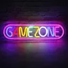 Kleurrijke game zone neon bord gaming led neon lichtborden voor muur decor feest decor slaapkamer gaming muur verlichting borden neon 240407