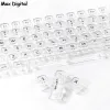 Acessórios 132 Keys Diy White Transparent Keycap Definir SA Perfil Dyesub Keycaps para teclado mecânico MX