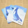 Notebooki 4PCS B5 Cartoon Blue Whale Notebook 30 Strony Wysokiej jakości notebook Notepad School Office Materiały