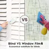 Window Stickers 3D Sekretessvattentät statisk klamring Filmer Kontrollerar dekorativ film för glas Anti-UV-klistermärke 75 200 cm