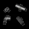 ID20/25mm acrylic connector three-way straight elbow coupling adapter end cover fish tank aquarium pipe fittings 3pcs