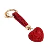 Diamond-set love car keychain travel bag pendant Car key chain bag pendant accessories