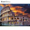 Evershine tam kare elmas boya kolosseum çapraz dikiş nakış Roma bina yeni varış mozaik peyzaj duvar dekor