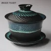 Dehua Kiln Change Ceramic Gaiwan Tea tasse de thé fait à la main