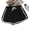 Frauen Shorts Casual Lose Sports Frühling Sommer grundlegender elastischer Taille Brachzug Yogahosen, die weit schlafend Bein laufen