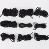 Ny 2M/LOT Strong Elastic Black Rope Cord Bungee Shock Cord Stretch String för DIY Outdoor Project Tents Kayak Boat Bag Bagage