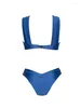 Swimwear 2024 Designer Fashion Color Color Bikini Bikini à deux pièces Luxury Sexy Low-Waist Beach Vacation Swimsuit