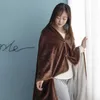 Blankets Nordic new office milk velvet shawl blanket solid color babe velvet double layer thickened nap blanket