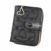 Femmes portefeuilles Marque de luxe rouge noir petit mini-sac à main monnaie porte-cartes de cartes de tronçonneuse portefeuille zipper boucle en cuir féminin y4tx # #