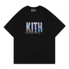 Kith Mens Design T-Shirt Frühling Sommer 3Color T-Shirts Urlaub Kurzarm Casual Briefe Drucken Tops Größe Range S-XXL