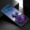 Animal Tiger Phone Case pour Samsung Galaxy A01 A03 Core A02 A10 A20 S A11 A30 A40 A41 A5 2017 A6 A8 plus A7 2018 Couverture noire