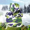 Pet Dog Printing Camouflage Pocket Pleater Sweat à sweat à sweat pour petits chiens moyens chiot yorkshire terrier chaud manteau épais