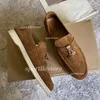 Lp Mokorsyka na fortepiany damskie buty sukienki it designer luksus mody branża skóra płaska niska zamszowa krowa skóra Oxfords Casual Moccasins Lazy Shoe 35-45