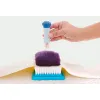 LMDZ 1st 2 Storlek Felting Need Mat Wool Felt Bakgrund Borste för stora broderi sömmar Punch Craft Tool Rug Blue Brush