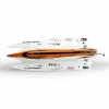 TFL 1138 Caudwell F1 Anti-Rollover Fiberglass RC Racing Boat Orange and Green voor kiezen