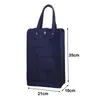 Storage Bags Thick Wine Bag Elegant Gift With Strong Load Bearing Long Handle Firm Stitching For Double Bottles Holiday