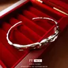 Irregular Pleated Opening with A Cool Luxurious Style, Internet Celebrity Temperament, Personalized and Versatile Bracelet