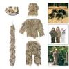 الأطفال Ghillie Suit 3D Camouflage Clothing Woodland Gilly Suit Suction Clothing Suction for Wildlife Photography Suity Suit