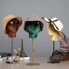 Premium Suede Cork Block Mannequin Manikin Dummy Head Wig Hat Making Display Stand