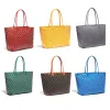 Luxurys Totes Leather Bag Luxury Designer äkta läder axeldesigner Kvinnor Totes Women Bags Shopping Bagss PlaidHandle Bagage Bag designer Women Bag