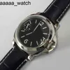 Panerass Watch Moda Yüksek Kaliteli Lüks Kol saatleri Staal Marina Erkekler Manuel Sargı 44mm Spor Düz Mineral Cam Aydınlatma Elleri Saklağı