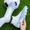 Amerikanska fotbollsskor långa spikar fältstövlar för män samhälle fotboll gräs antislip futsal träning sneakers vuxna sport skor