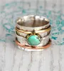 Bohemian Natural Stone Rings For Women Men Men Vintage Turquoises Finger Fashion Party Mariage Bijoux Accessoires 2868529