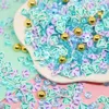 100G Mix Pearl Shell Polymer Slices Seermaid Seercins Hot Clay Sprinkles для слизистых аксессуаров Diy Shaker