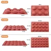 6 15 24 Holes Ball Chocolate Mold Set Slicone Molds For Baking Pastry Forms Baking Tools Accessories Dessert Bombs Hemisphere